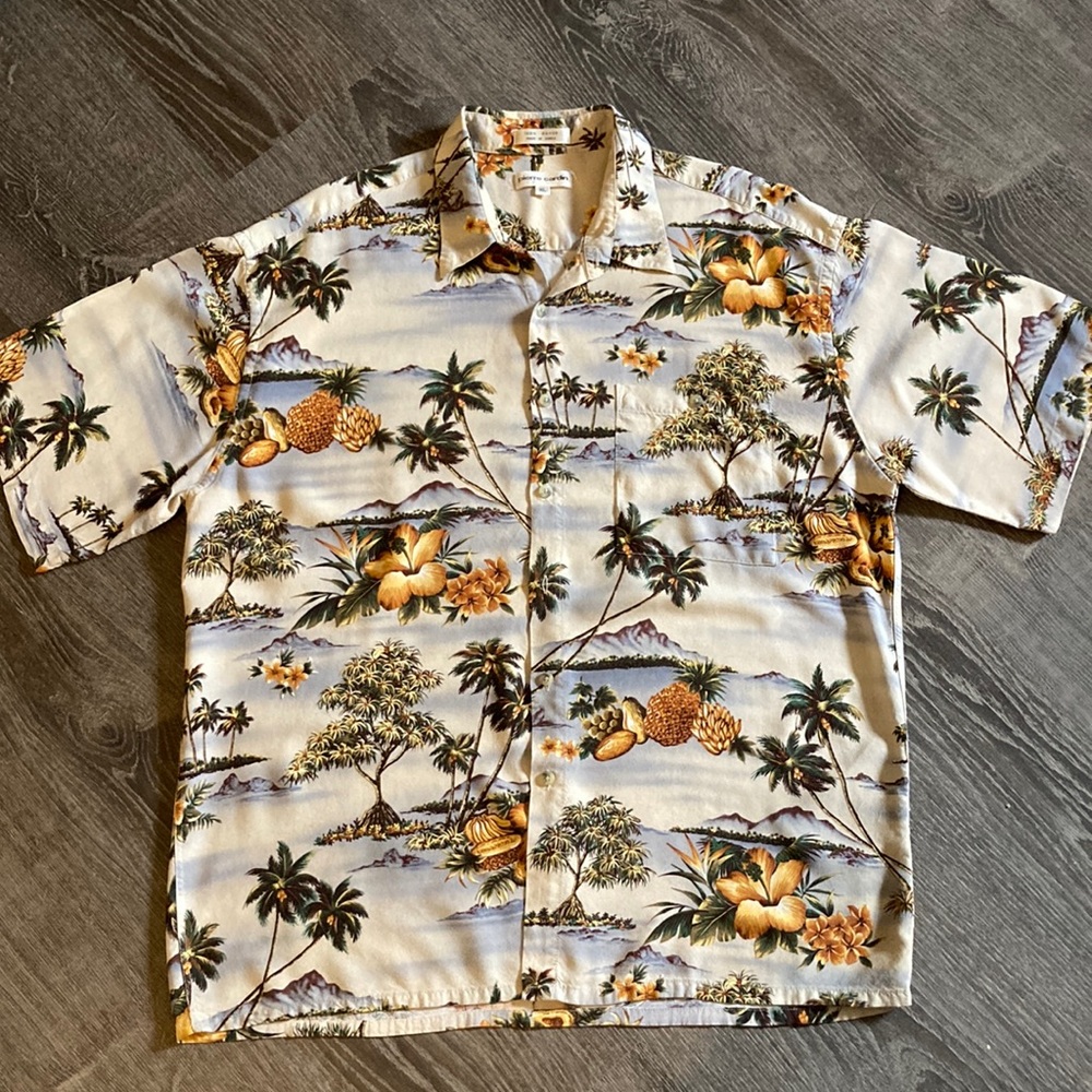 Pierre Cardin Hawaiian print shirt